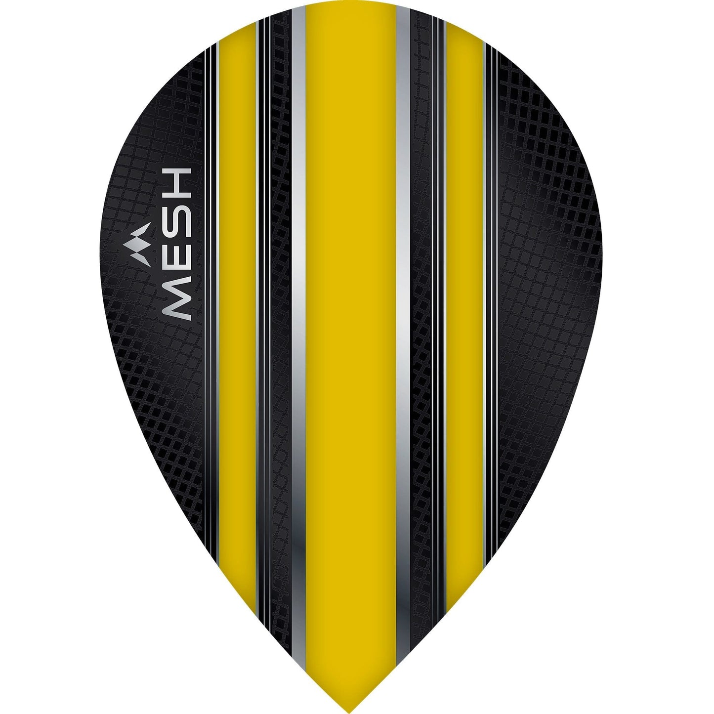 Mission Mesh Dart Flights, Yellow, Pear Shape, 100 Micron