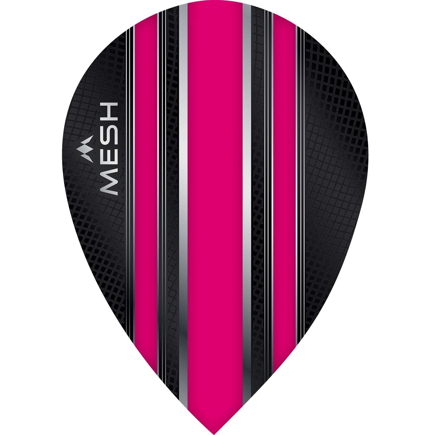 Mission Mesh Dart Flights, Pink, Pear Shape, 100 Micron