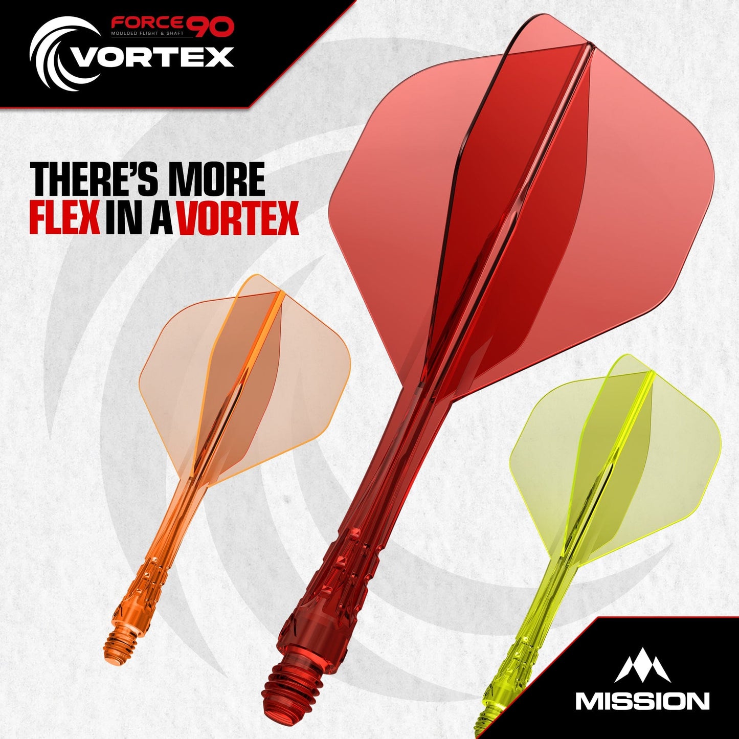 Mission Force 90 Vortex - Moulded Flight & Shaft - Standard No2