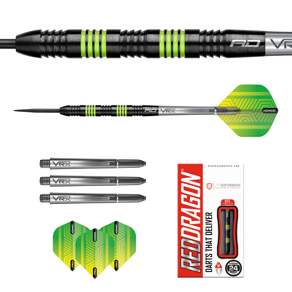 Freestyle 90% Tungsten Steel Tip Darts by Red Dragon