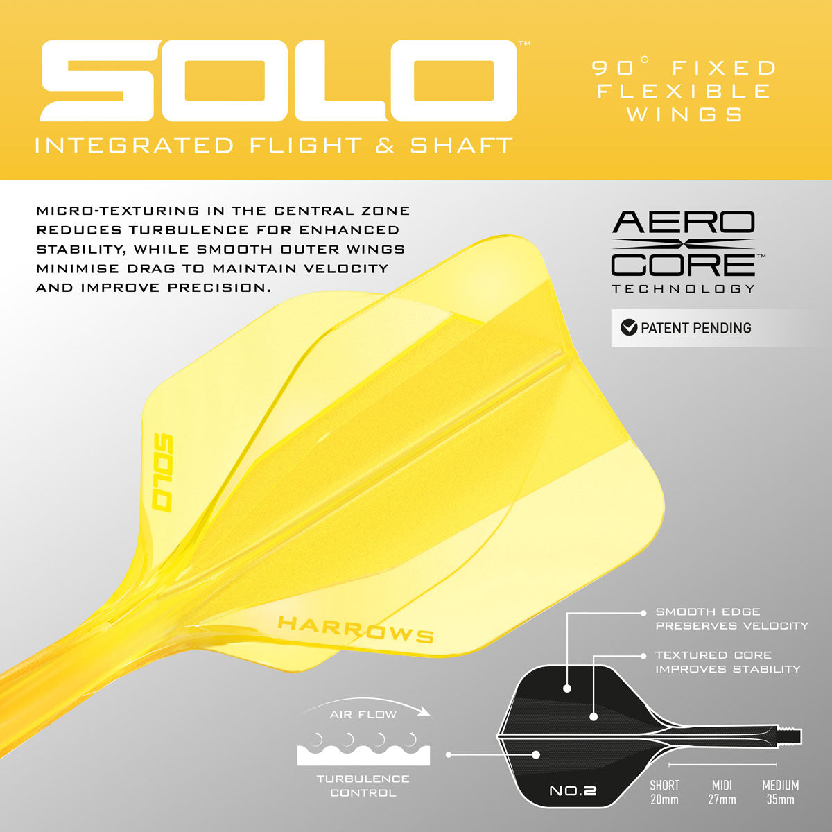 Harrows Solo Integrated Flights & Shafts No2