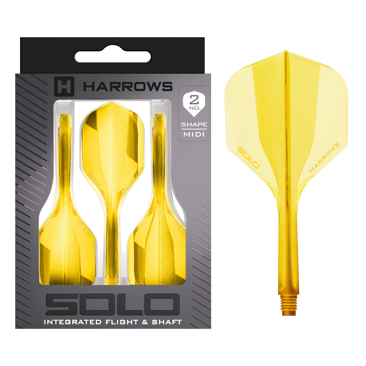 Harrows Solo Integrated Flights & Shafts No2