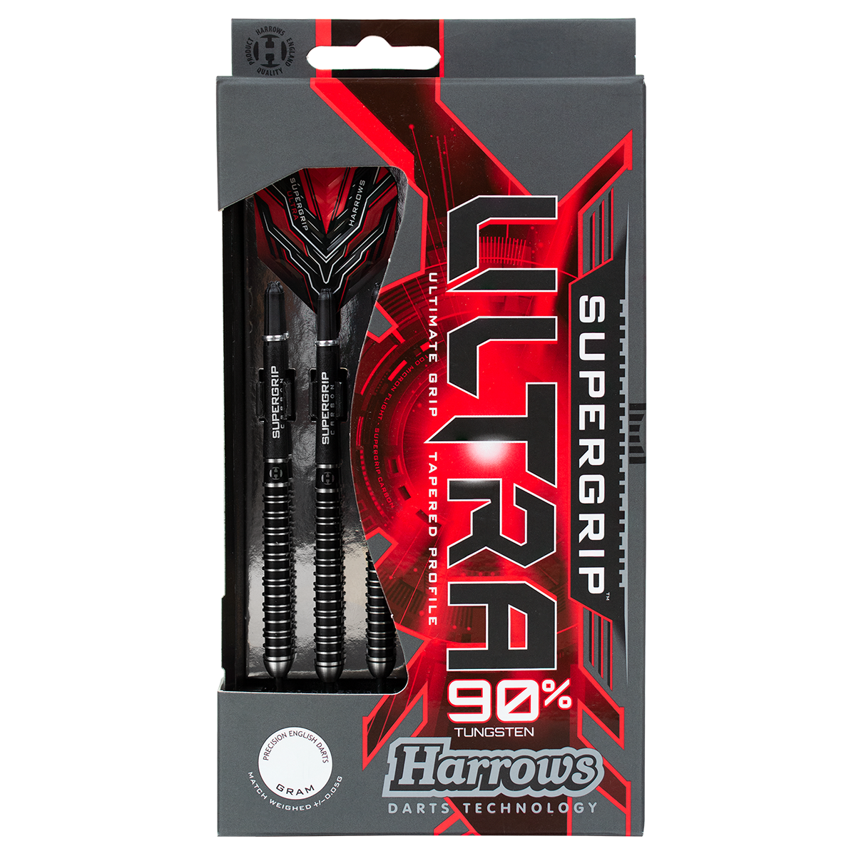 Harrows Supergrip Ultra 90% Tungsten Steel Tip Darts