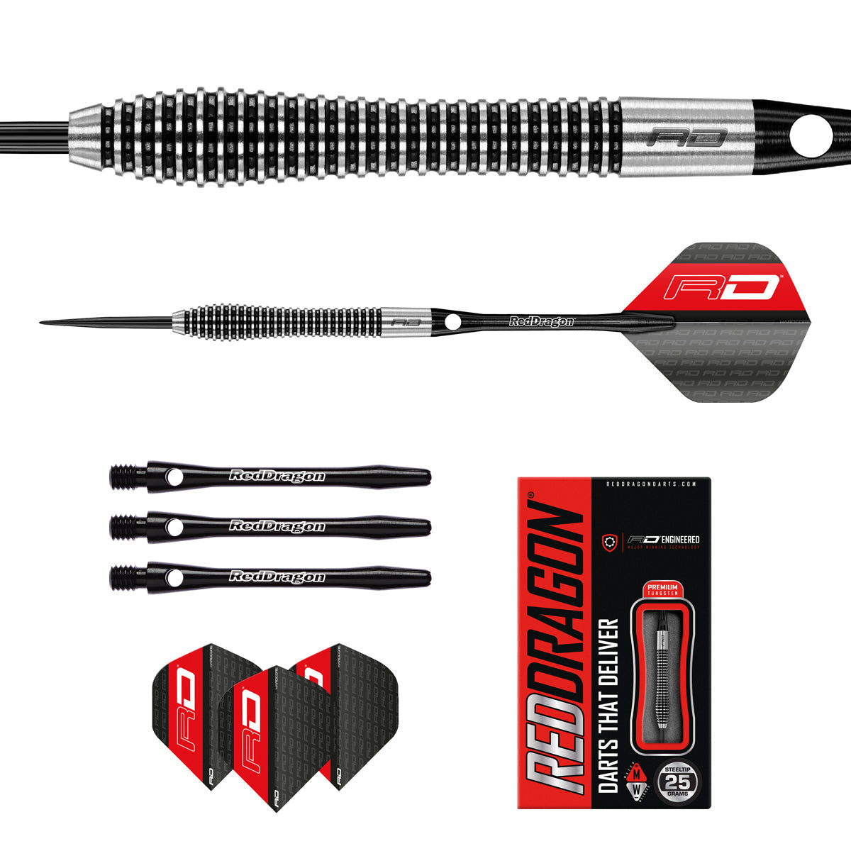 Lethal Magic 85% Tungsten Steel Tip Darts by Red Dragon