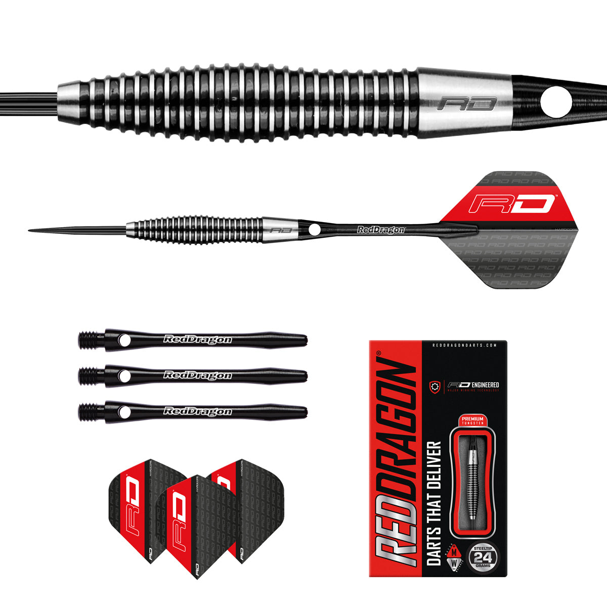 Lethal Magic 85% Tungsten Steel Tip Darts by Red Dragon