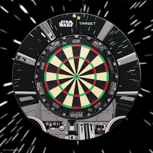 STAR WARS™ | TARGET TOR Dartboard & Millennium Falcon Surround Bundle