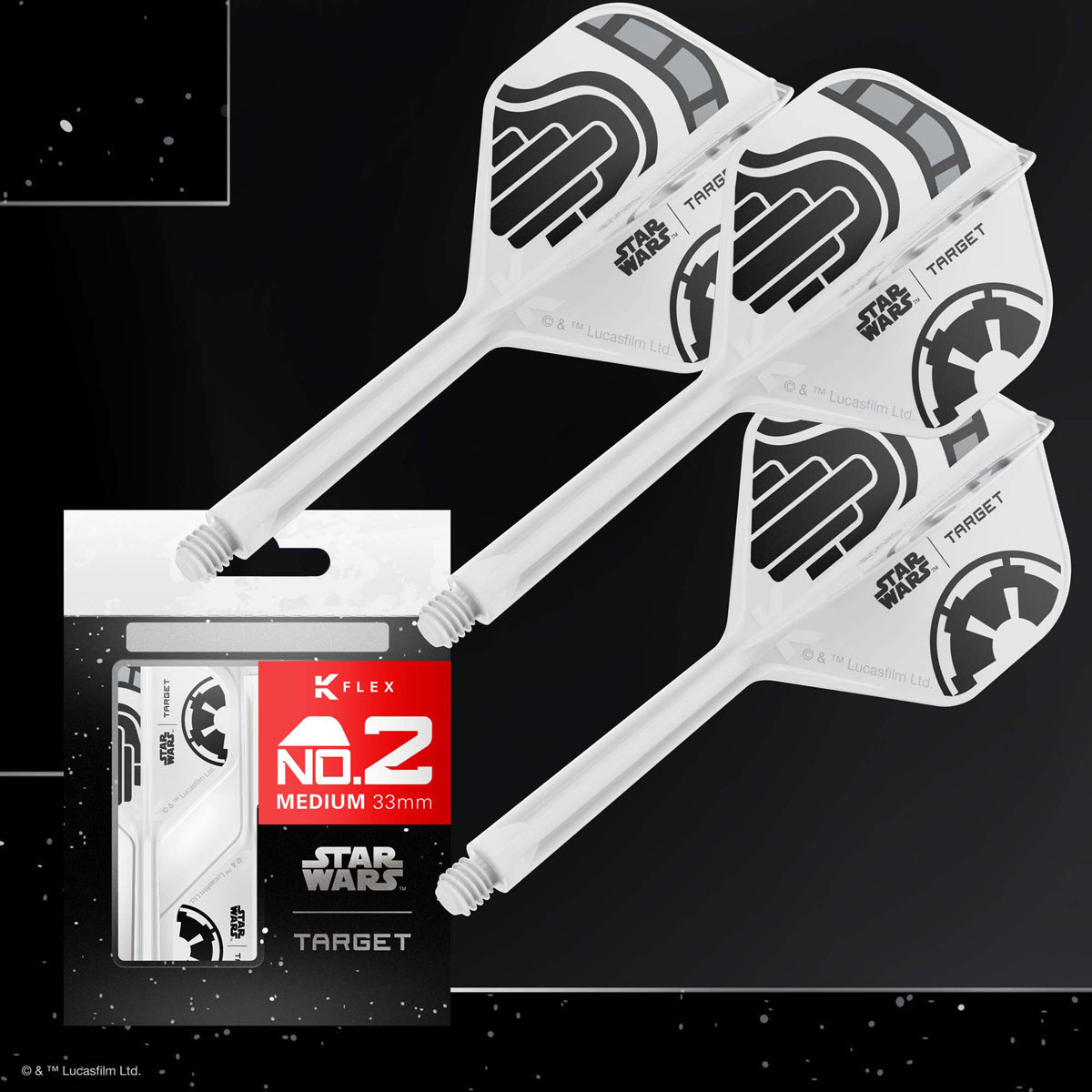 STAR WARS™ | TARGET Stormtrooper K-Flex No2 Integrated Flights and Shafts