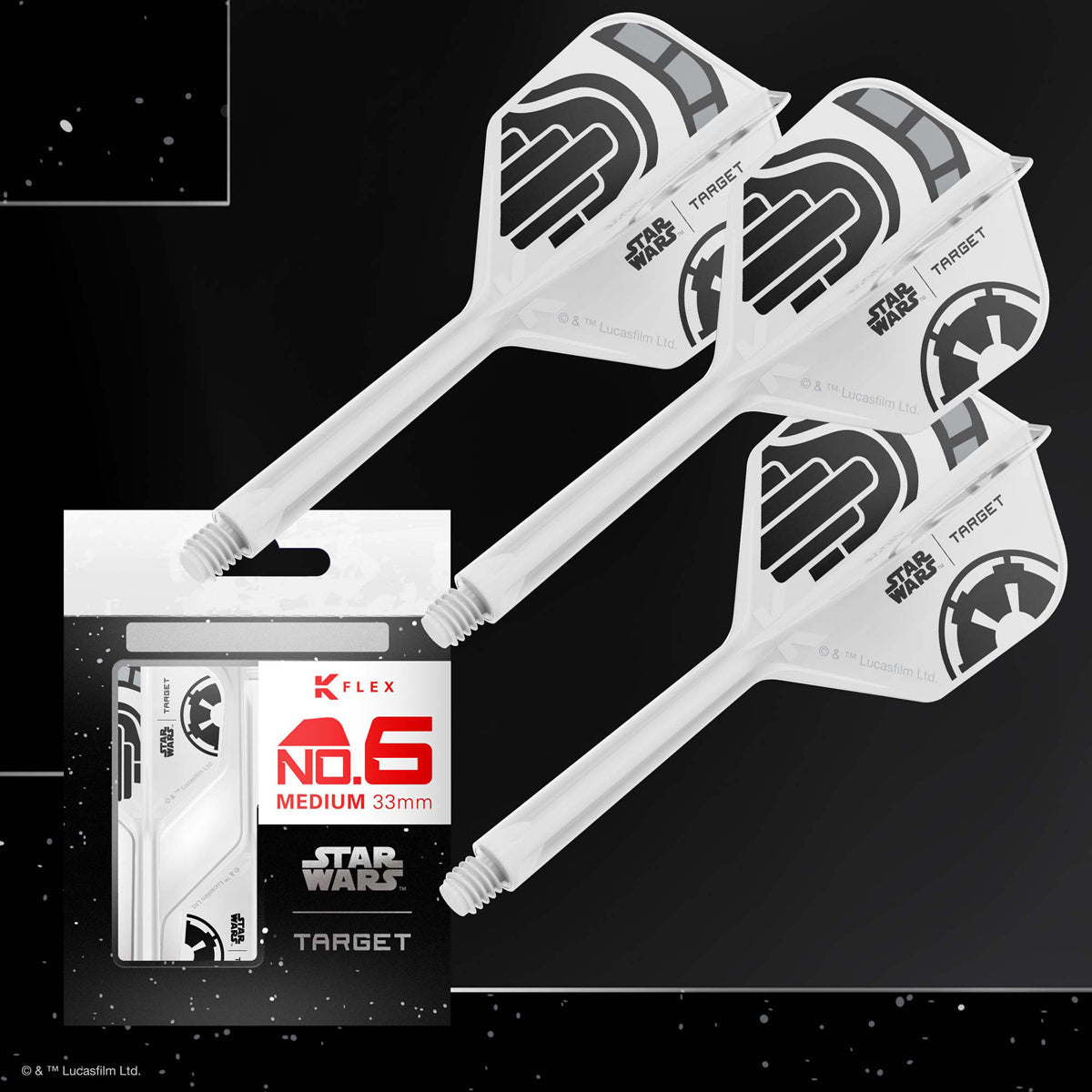 STAR WARS™ | TARGET Stormtrooper K-Flex No6 Integrated Flights and Shafts