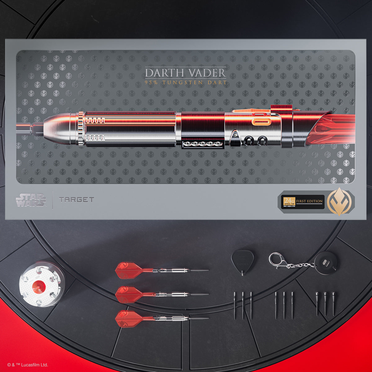 STAR WARS™ | TARGET Darth Vader "Sith Lord" Lightsaber First Edition 95% Tungsten Steel Tip Darts
