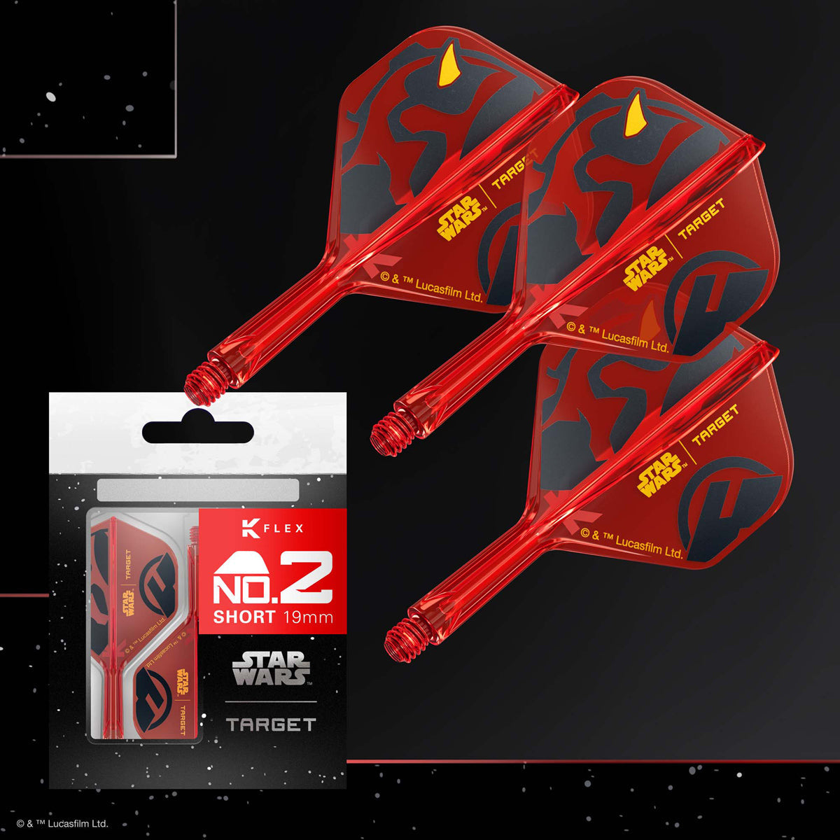 STAR WARS™ | TARGET Darth Maul K-Flex No2 Integrated Flights and Shafts