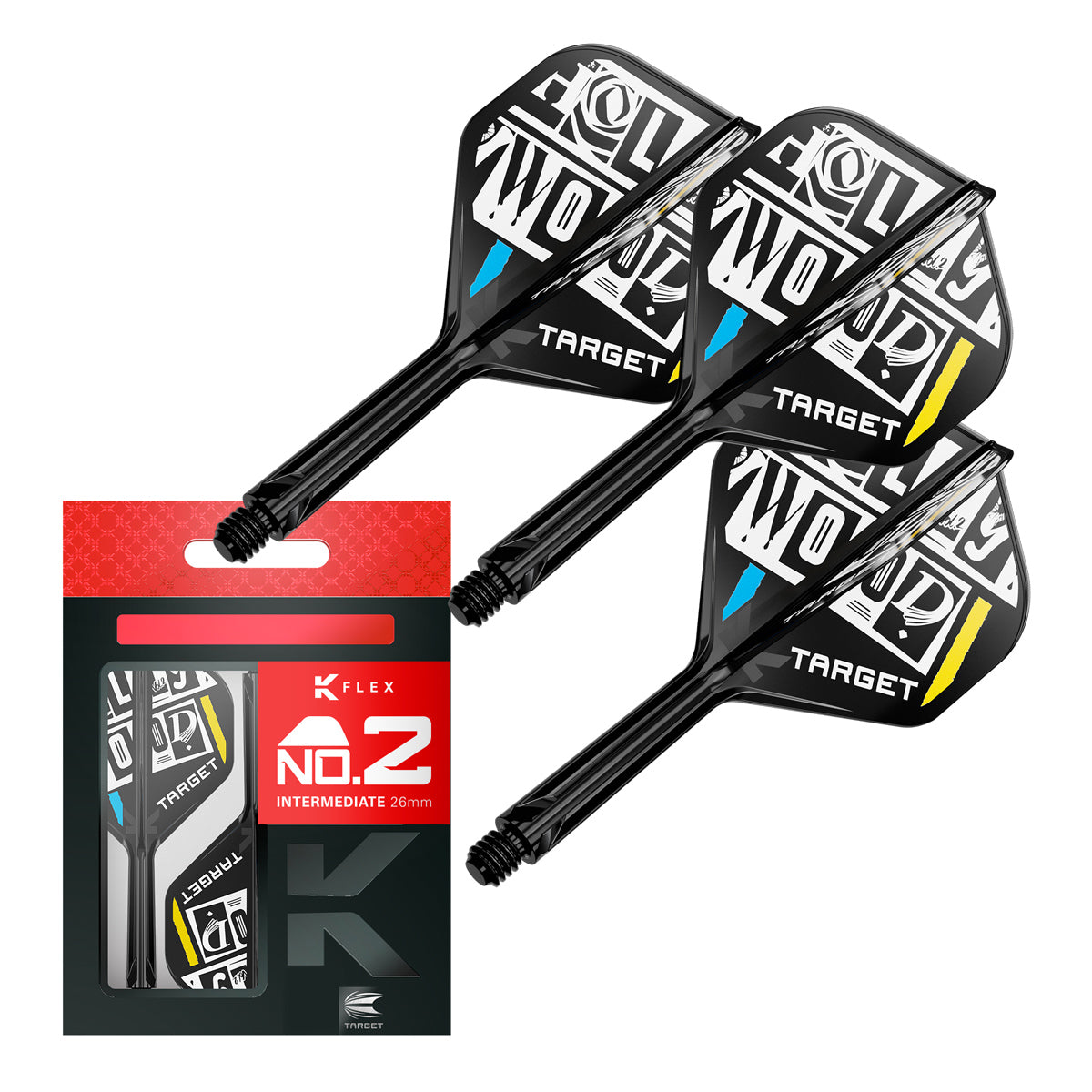 Chris Dobey No2 K-Flex One Piece Dart Flights by Target