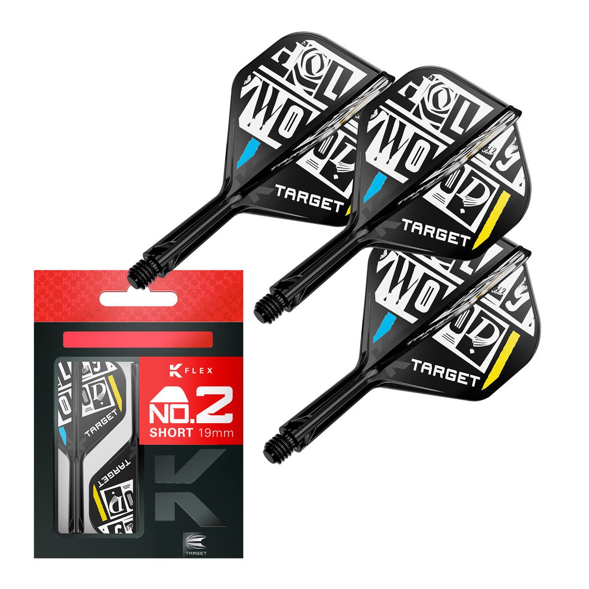 Chris Dobey No2 K-Flex One Piece Dart Flights by Target