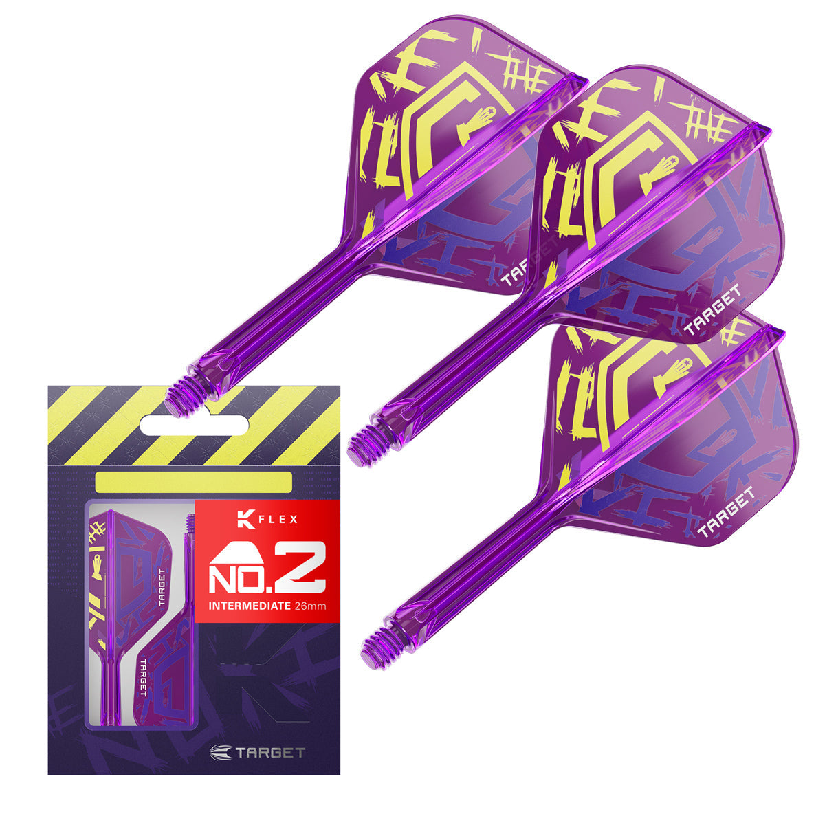 Luke Littler World Champion K-Flex One Piece Dart Flights by Target