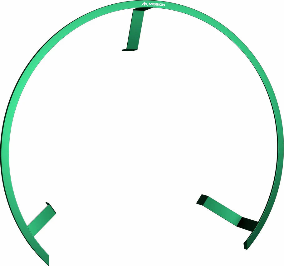 Mission Torus 270 Dartboard Lighting, Bright Light, Green Ring