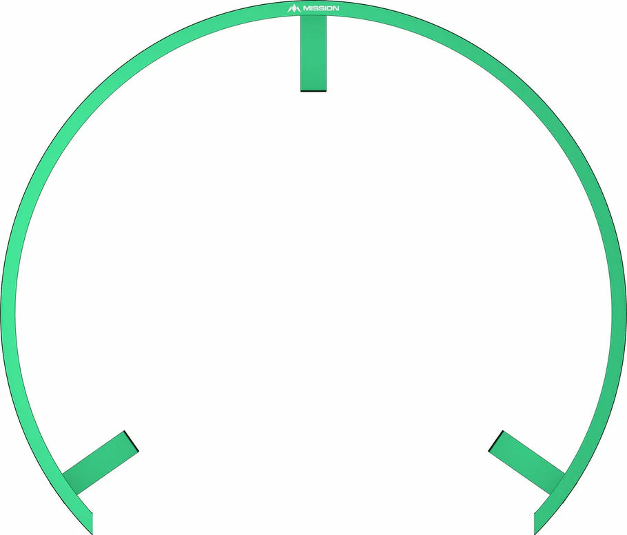 Mission Torus 270 Dartboard Lighting, Bright Light, Green Ring
