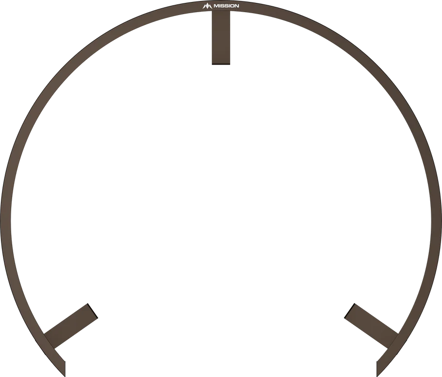 Mission Torus 270 Dartboard Lighting, Bright Light, Bronze Ring