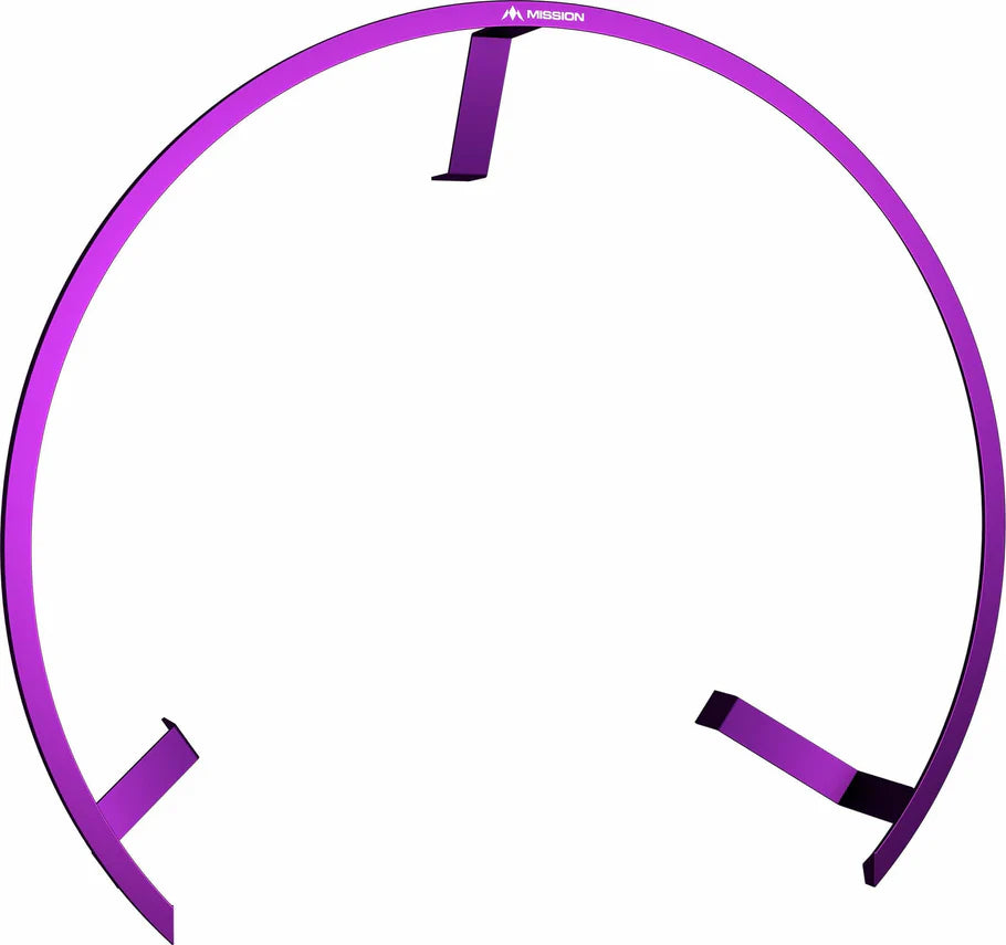 Mission Torus 270 Dartboard Lighting, Bright Light, Purple Ring