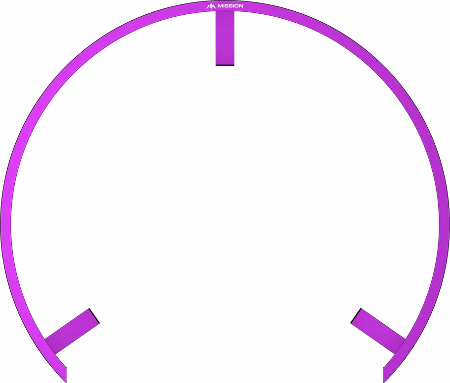 Mission Torus 270 Dartboard Lighting, Bright Light, Purple Ring
