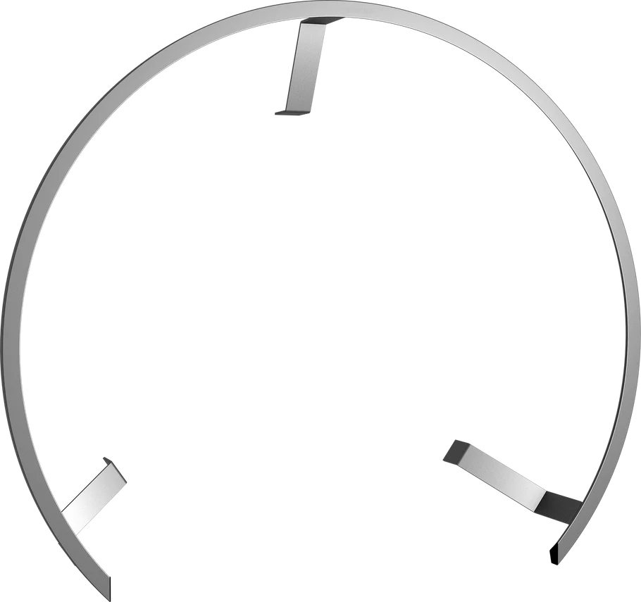 Mission Torus 270 Dartboard Lighting, Bright Light, Silver Ring