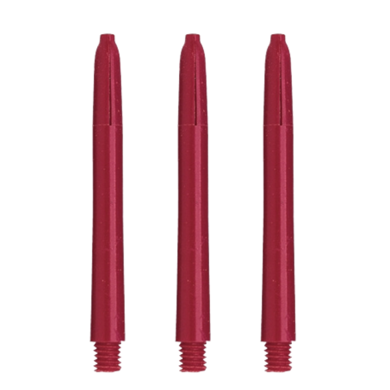 Nylon Dart Shafts, Red, Short Length