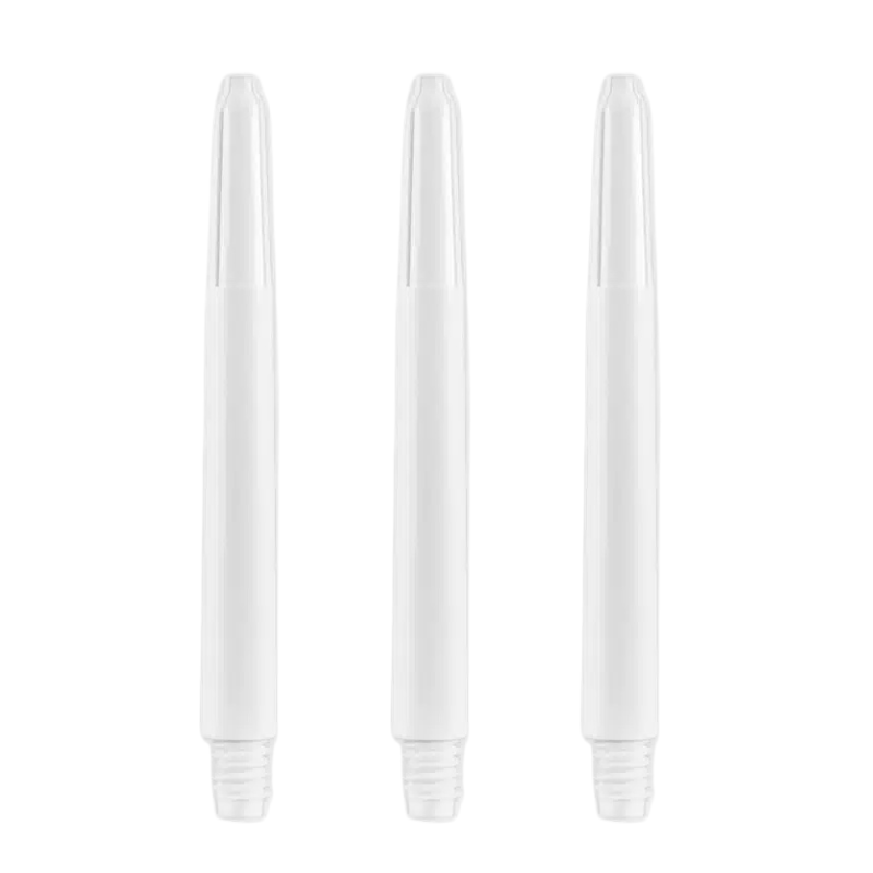 Nylon Dart Shafts, White, Extra Short Length