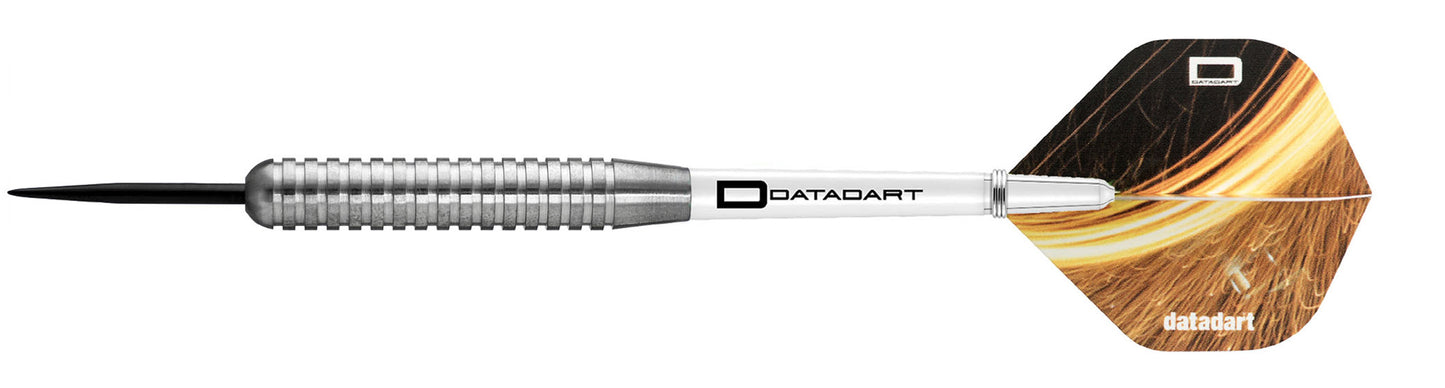 Datadart Omega 28 Gram Steel Tip Darts, 80% Tungsten