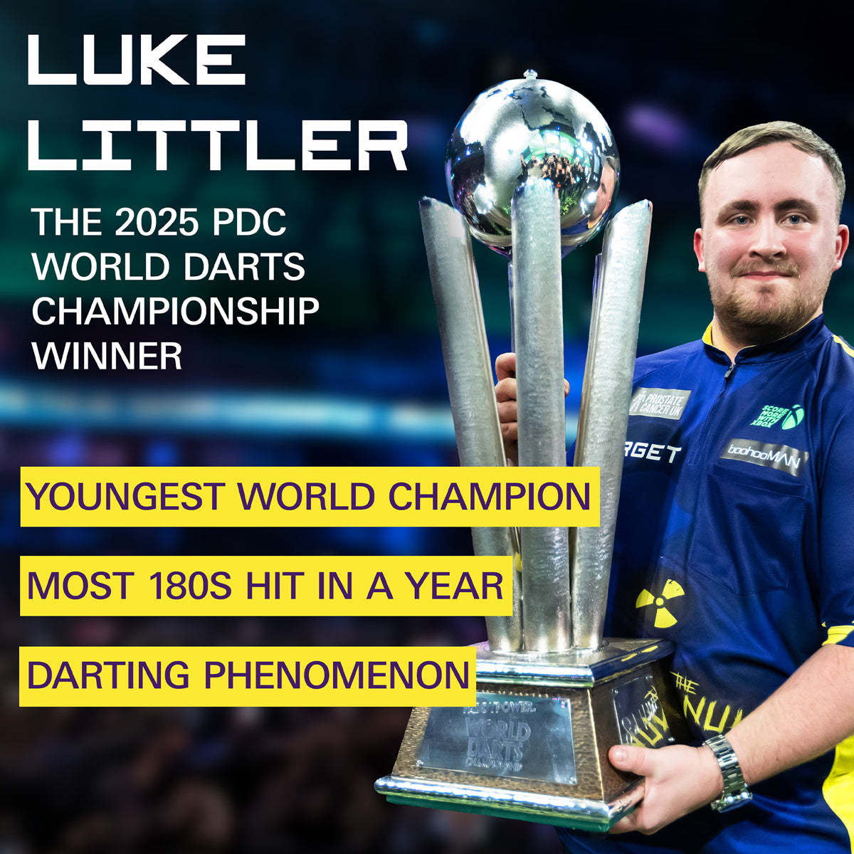 Luke Littler World Champion K-Flex One Piece Dart Flights by Target