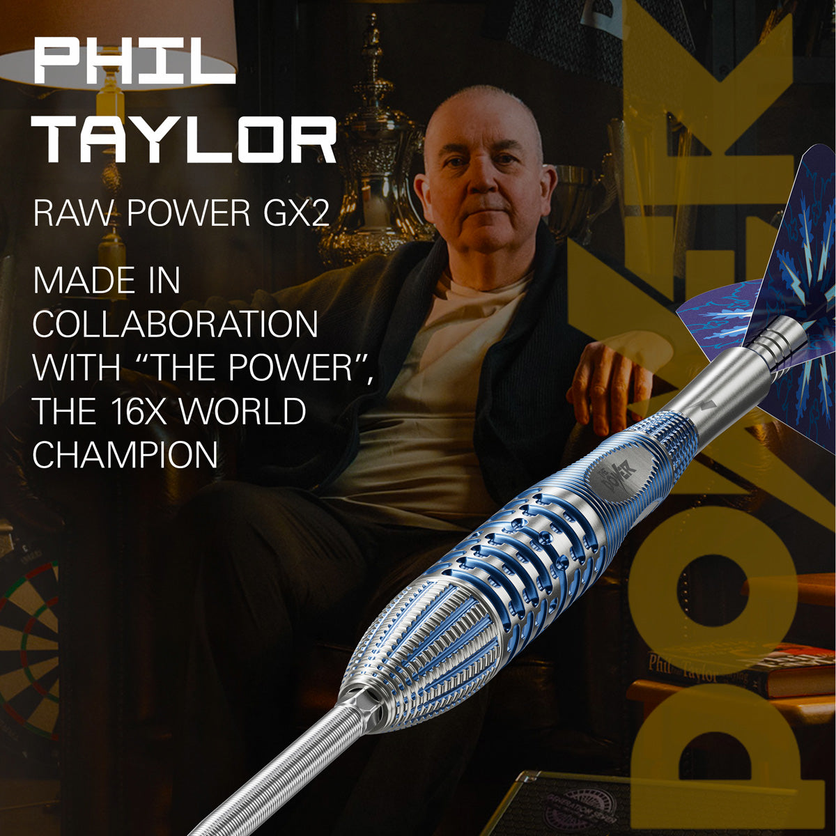 Target Phil Taylor Power Gx2 95% Tungsten SP Steel Tip Darts