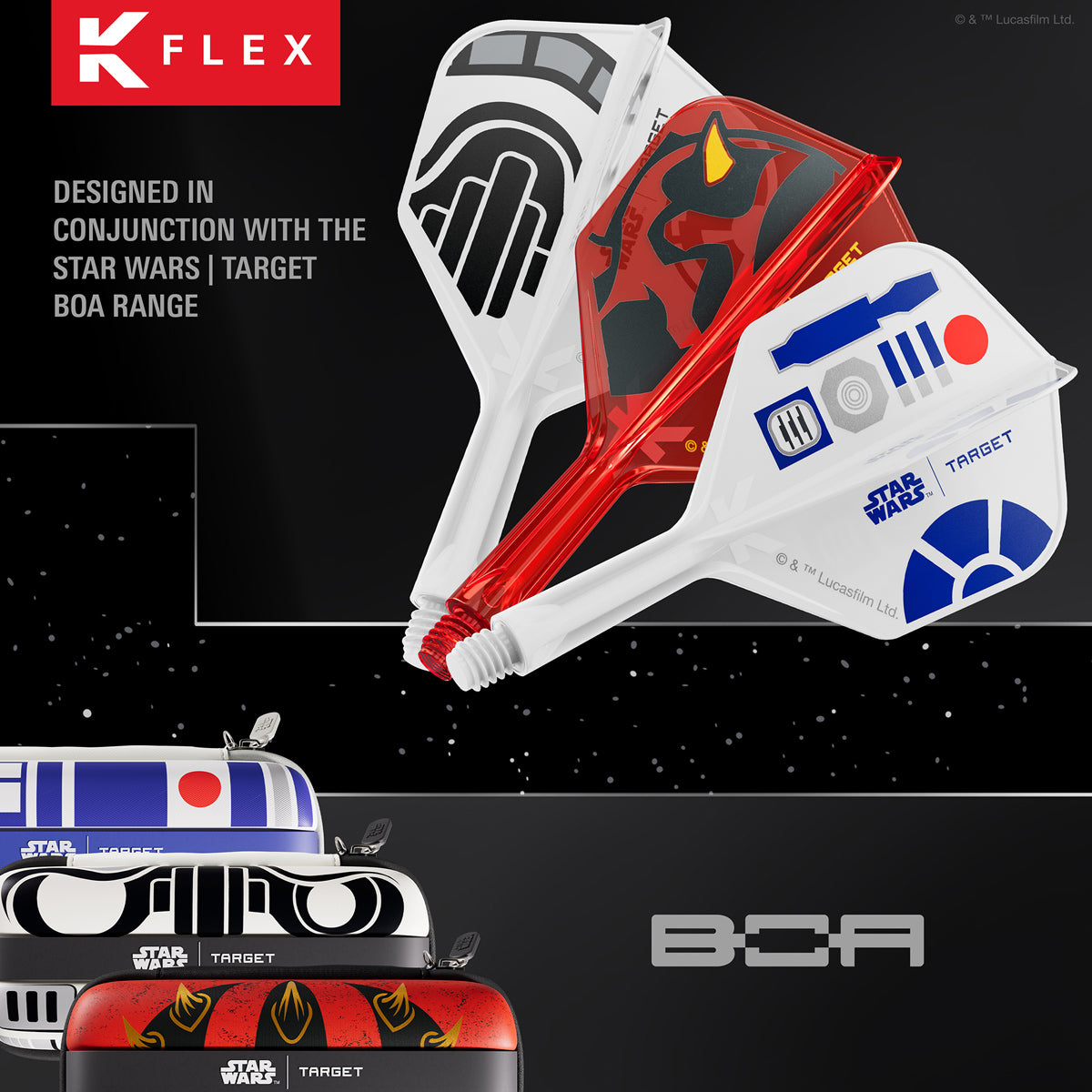 STAR WARS™ | TARGET Stormtrooper K-Flex No6 Integrated Flights and Shafts