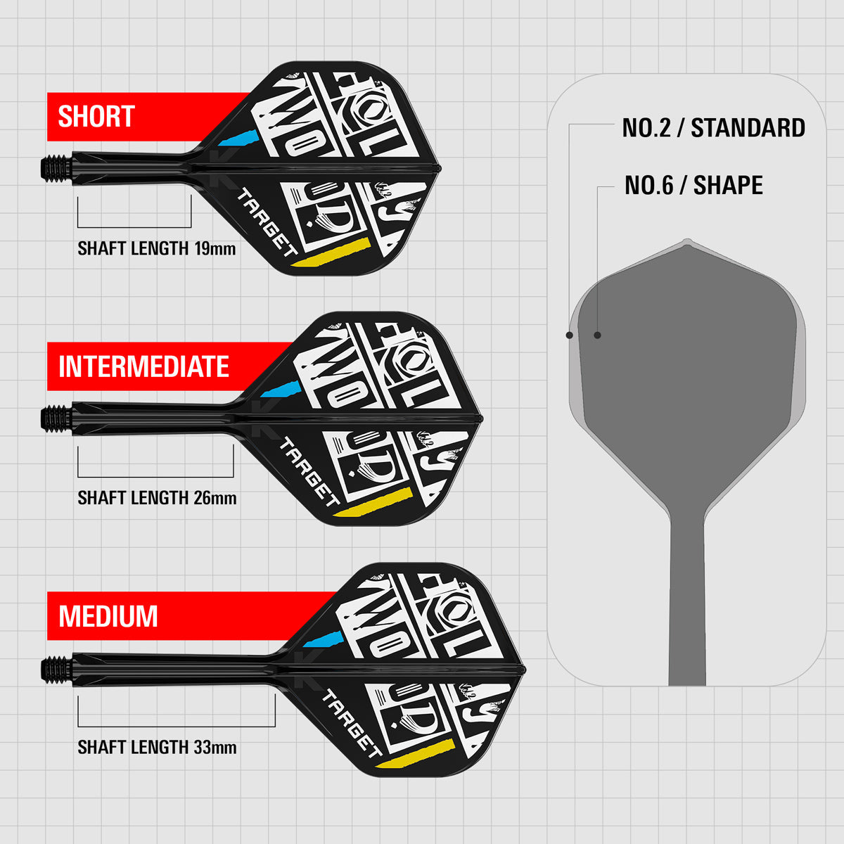 Chris Dobey No2 K-Flex One Piece Dart Flights by Target