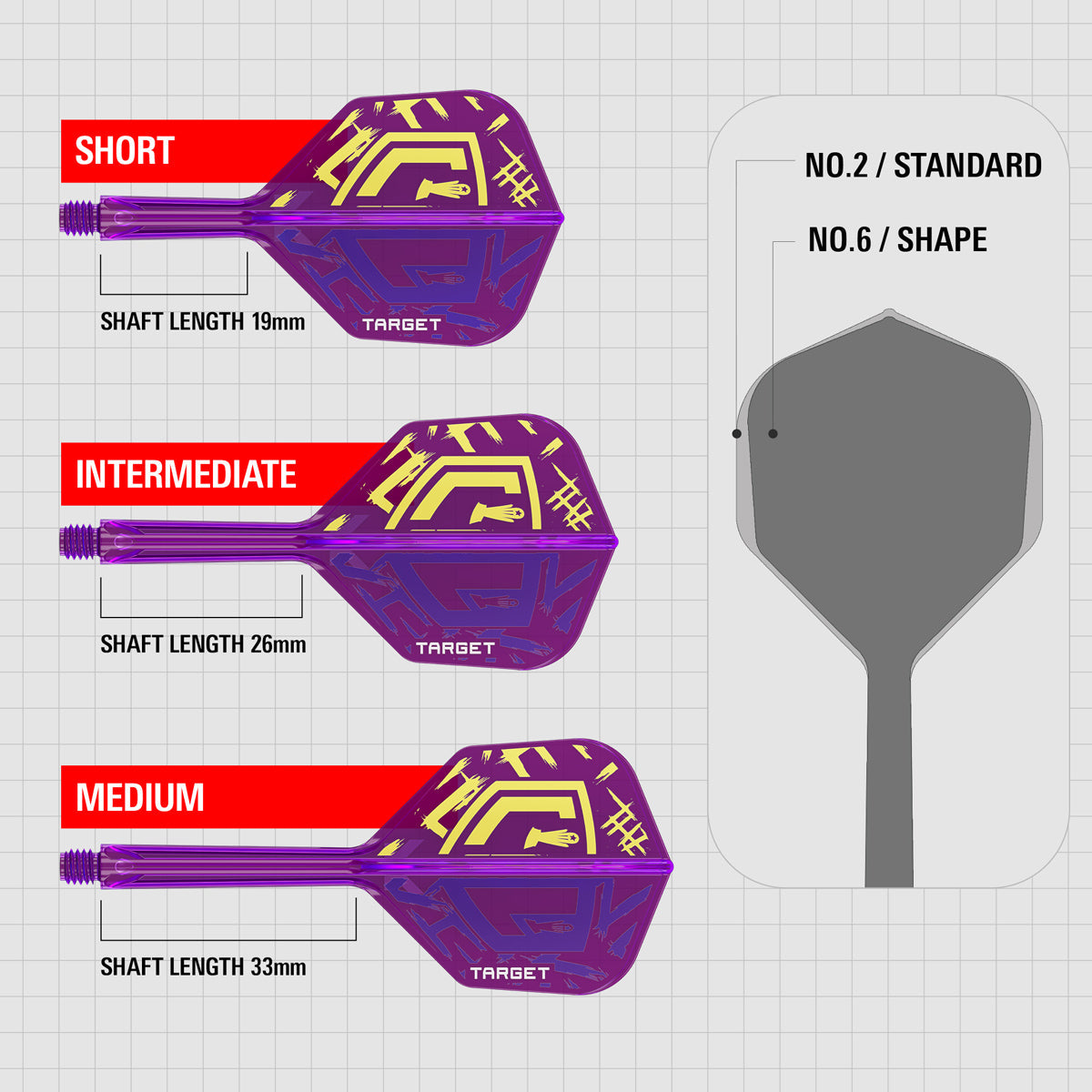 Luke Littler World Champion K-Flex One Piece Dart Flights by Target