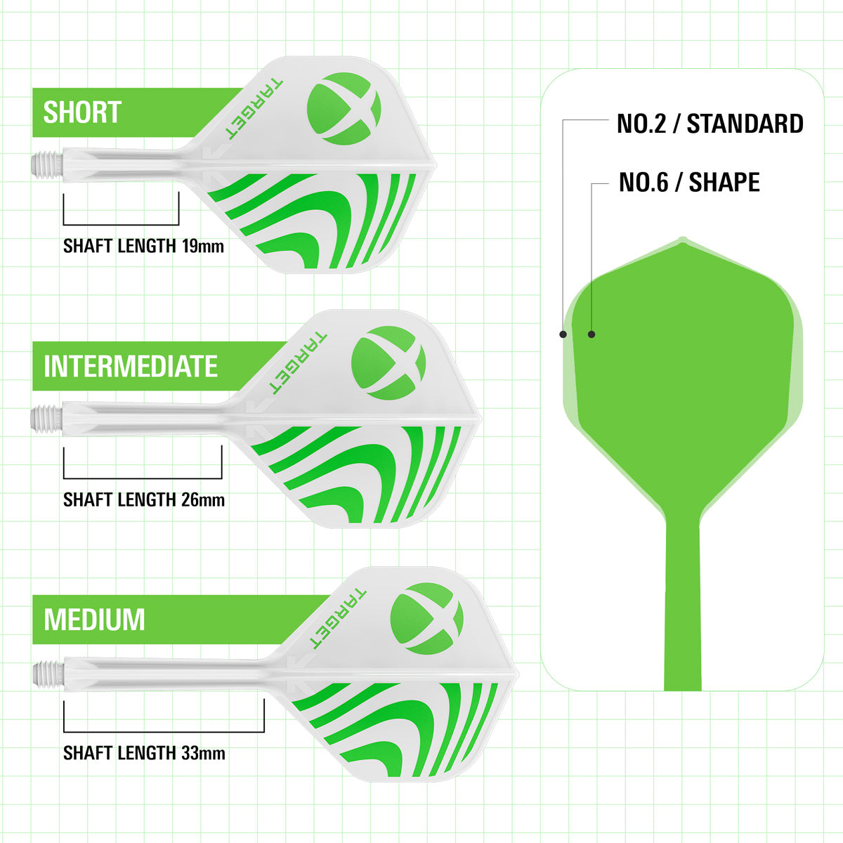 TARGET | XBOX K-Flex No6 Integrated Flights and Shafts