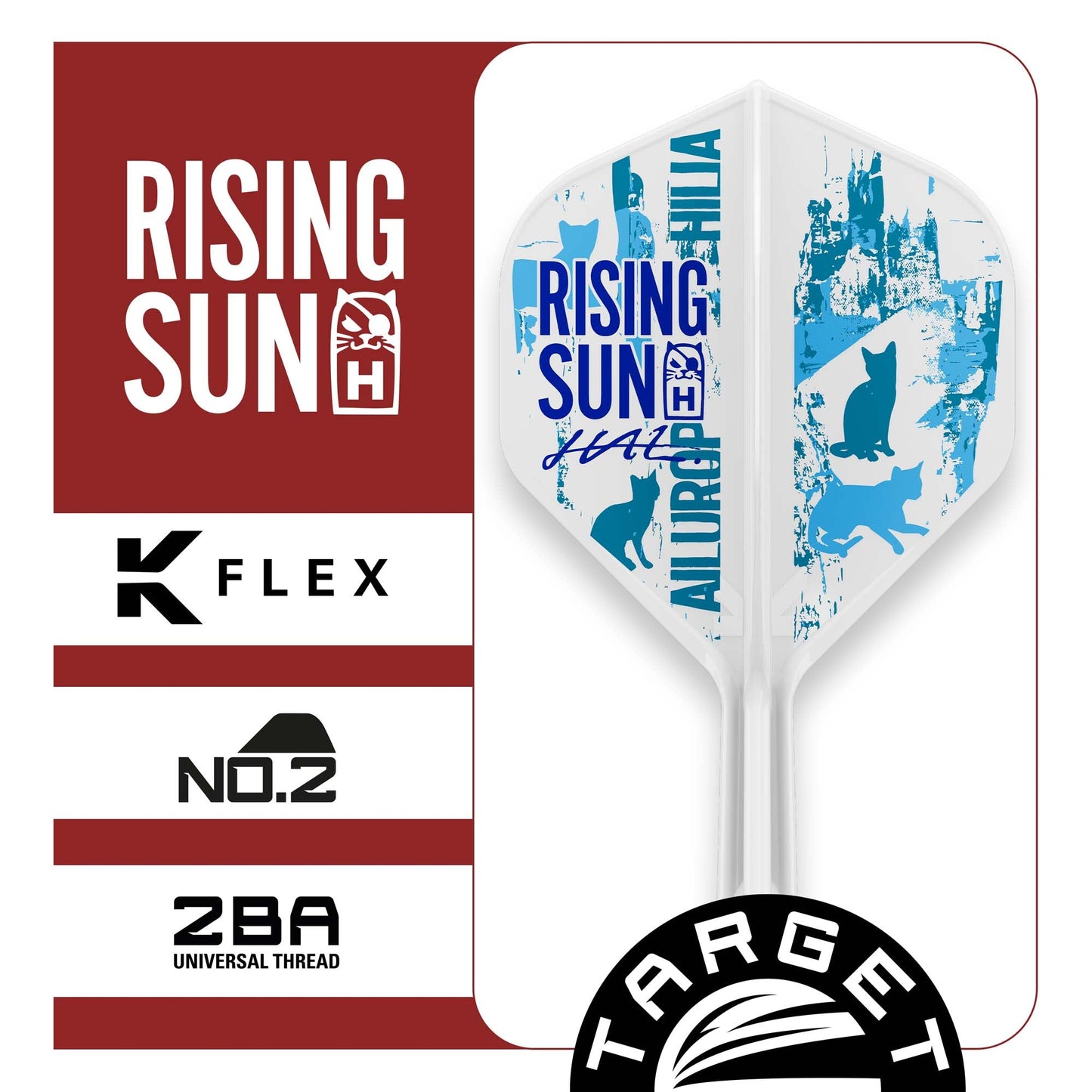 Target Japan Haruki Muramatsu Rising Sun K-Flex No2 Integrated Flights & Shafts