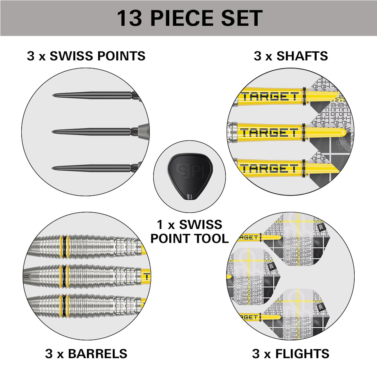 Scott Williams G2 90% Tungsten SP Steel Tip Darts by Target