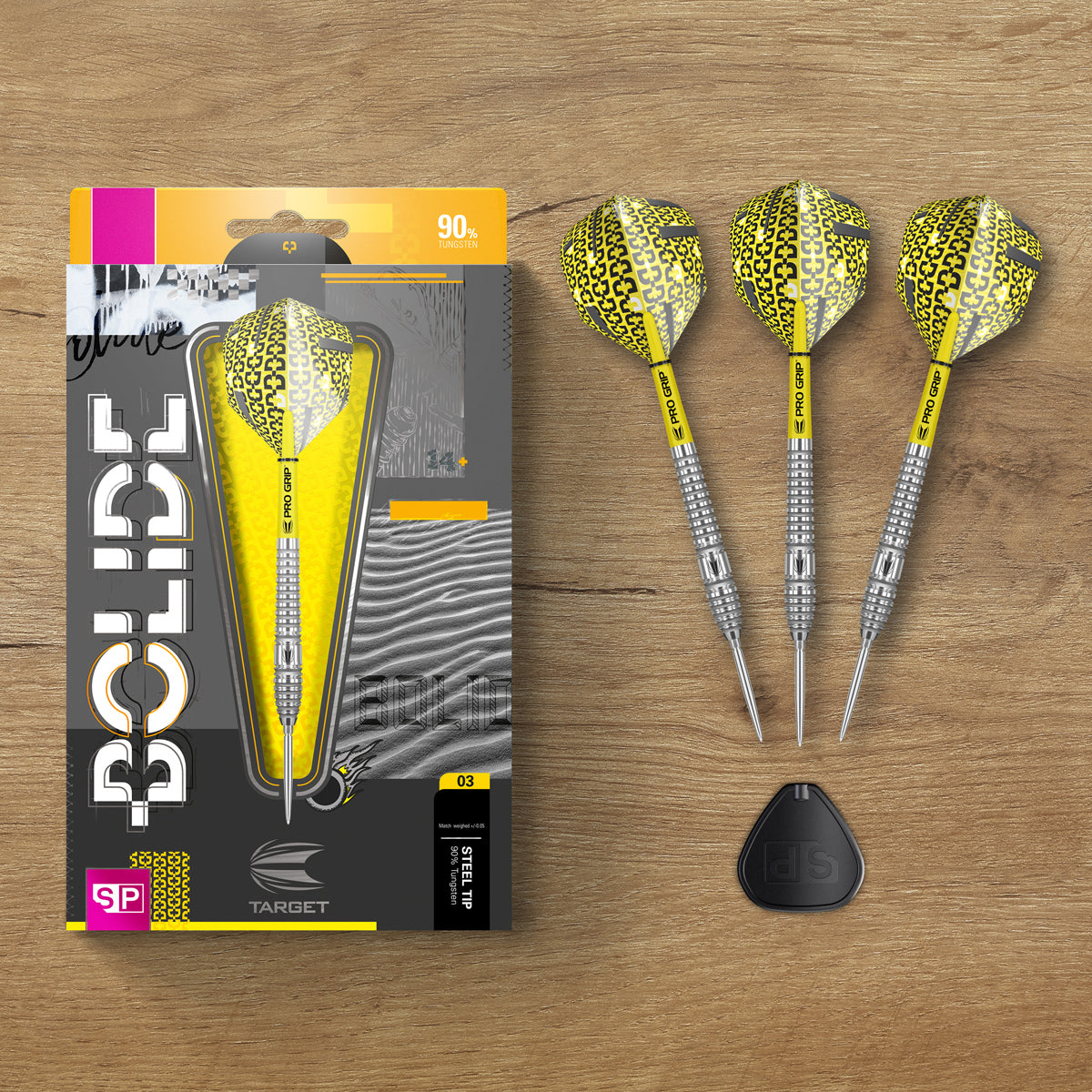 Bolide 03 Swiss Point 90% Tungsten Steel Tip Darts by Target