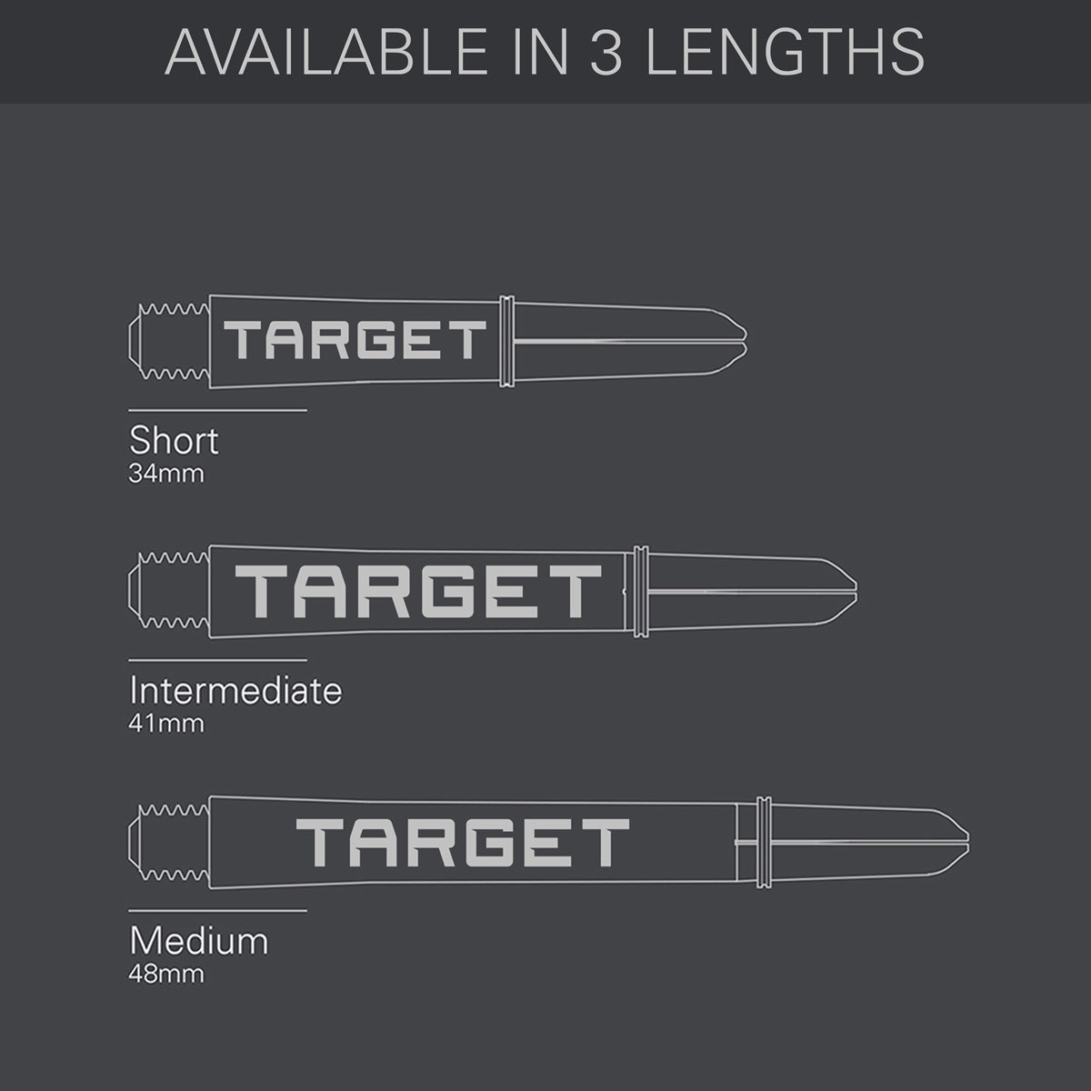 Pro Grip TAG Shafts (3 Sets) by Target
