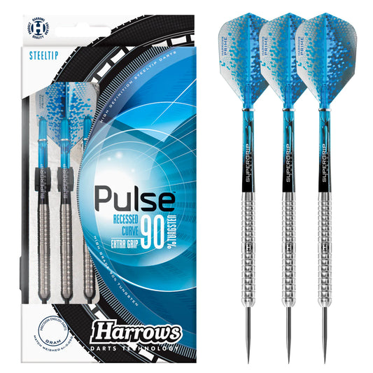 Harrows Pulse Steel Tip Darts, 90% Tungsten
