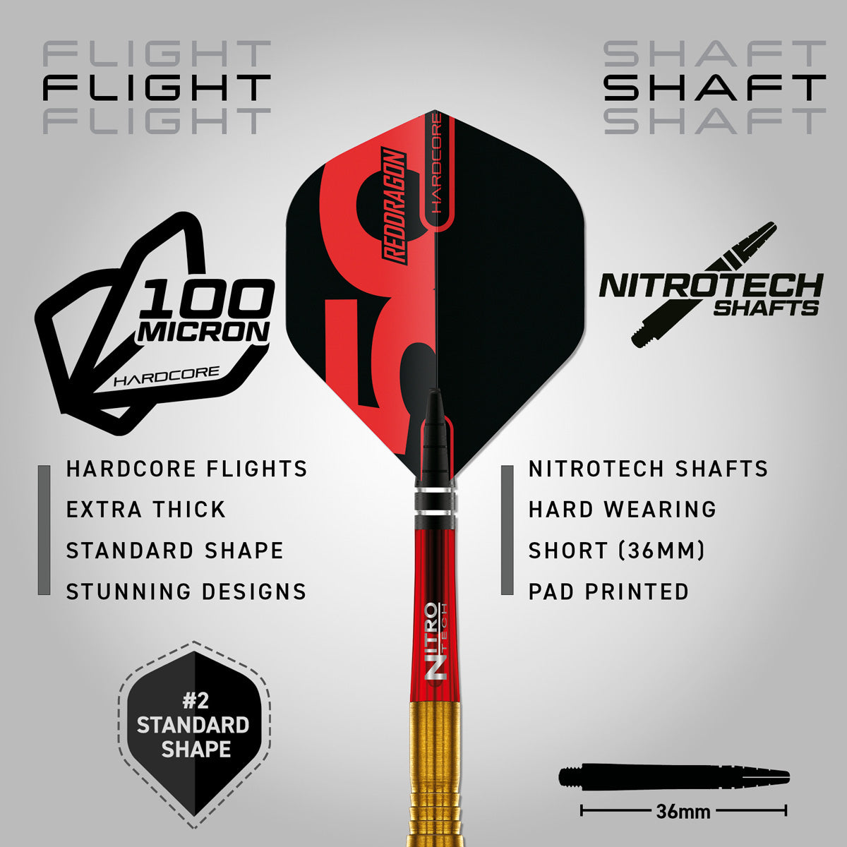 Red Dragon Virgin 5 90% Tungsten Steel Tip Darts