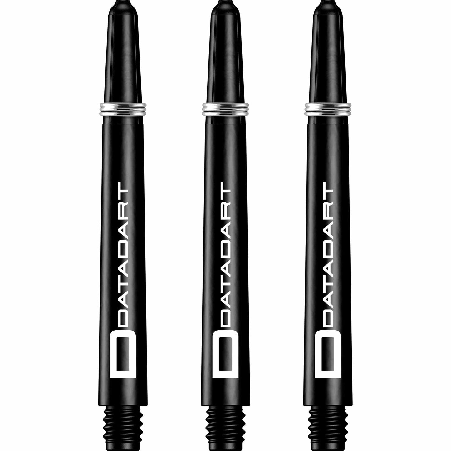 Datadart Signature Nylon Shafts - Stems with Springs - Black