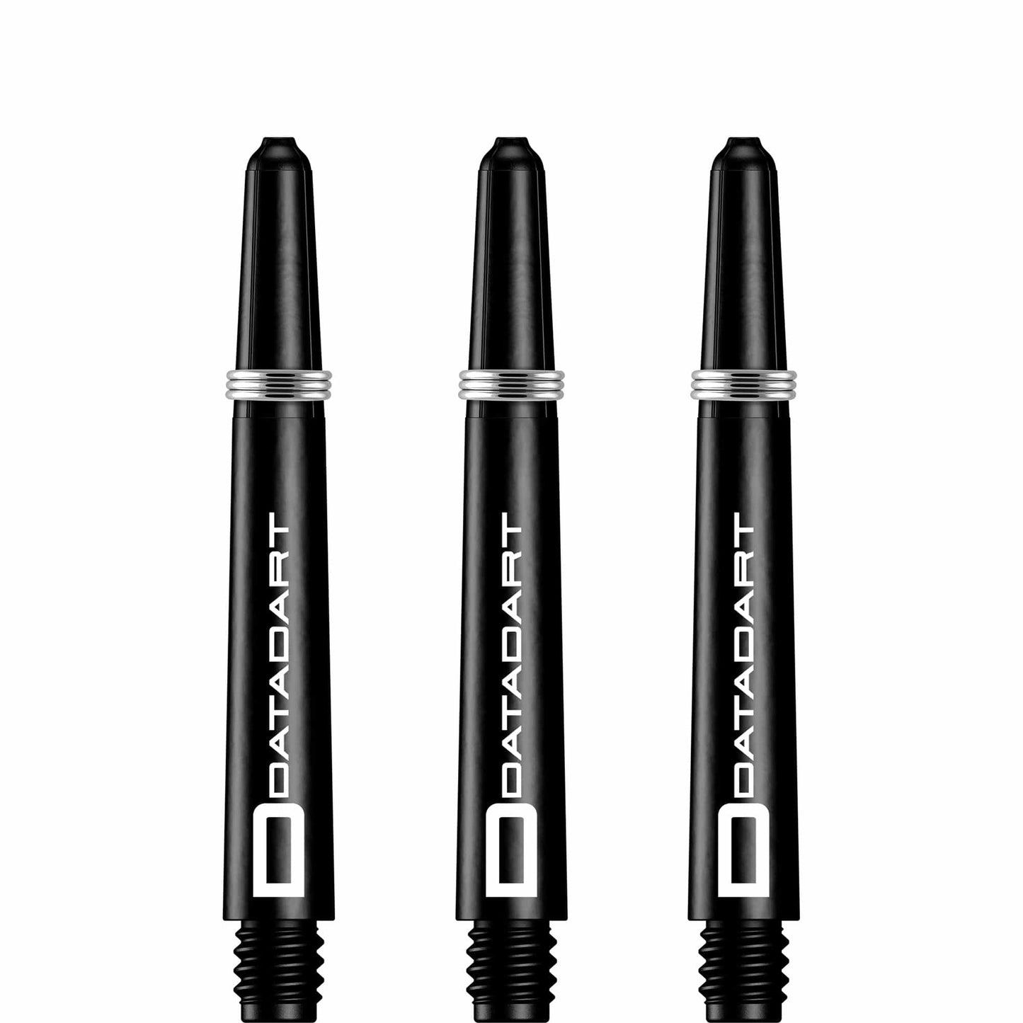 Datadart Signature Nylon Shafts - Stems with Springs - Black