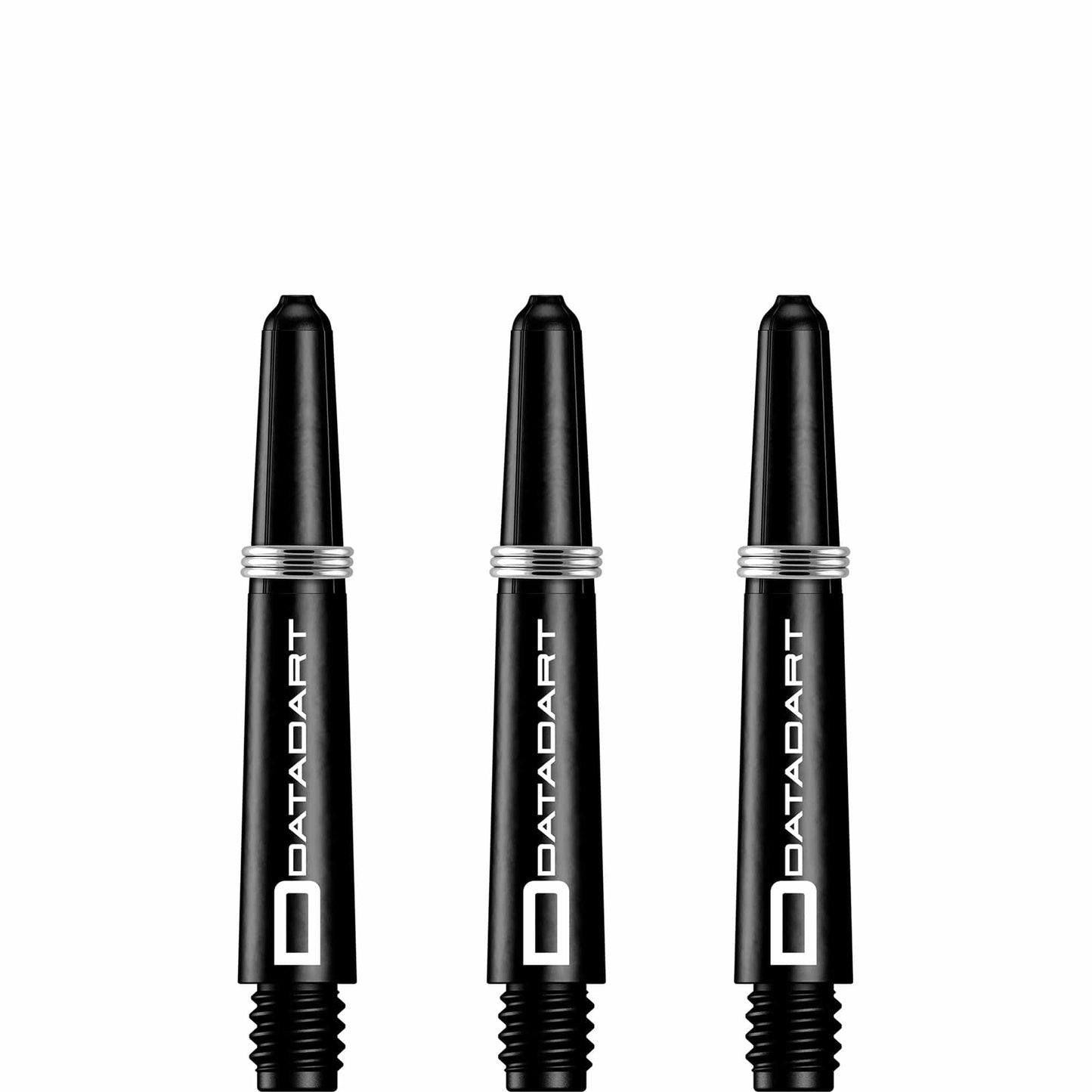 Datadart Signature Nylon Shafts - Stems with Springs - Black