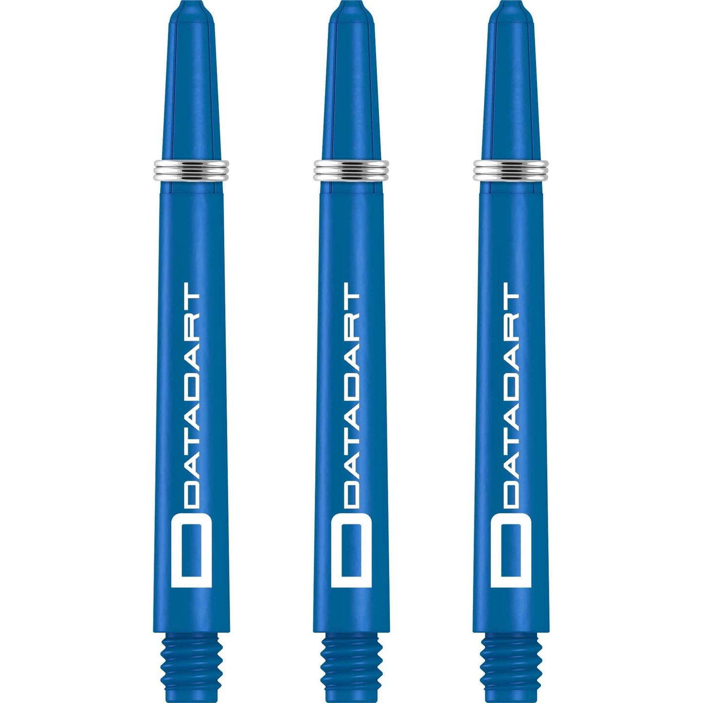 Datadart Signature Nylon Shafts - Stems with Springs - Blue
