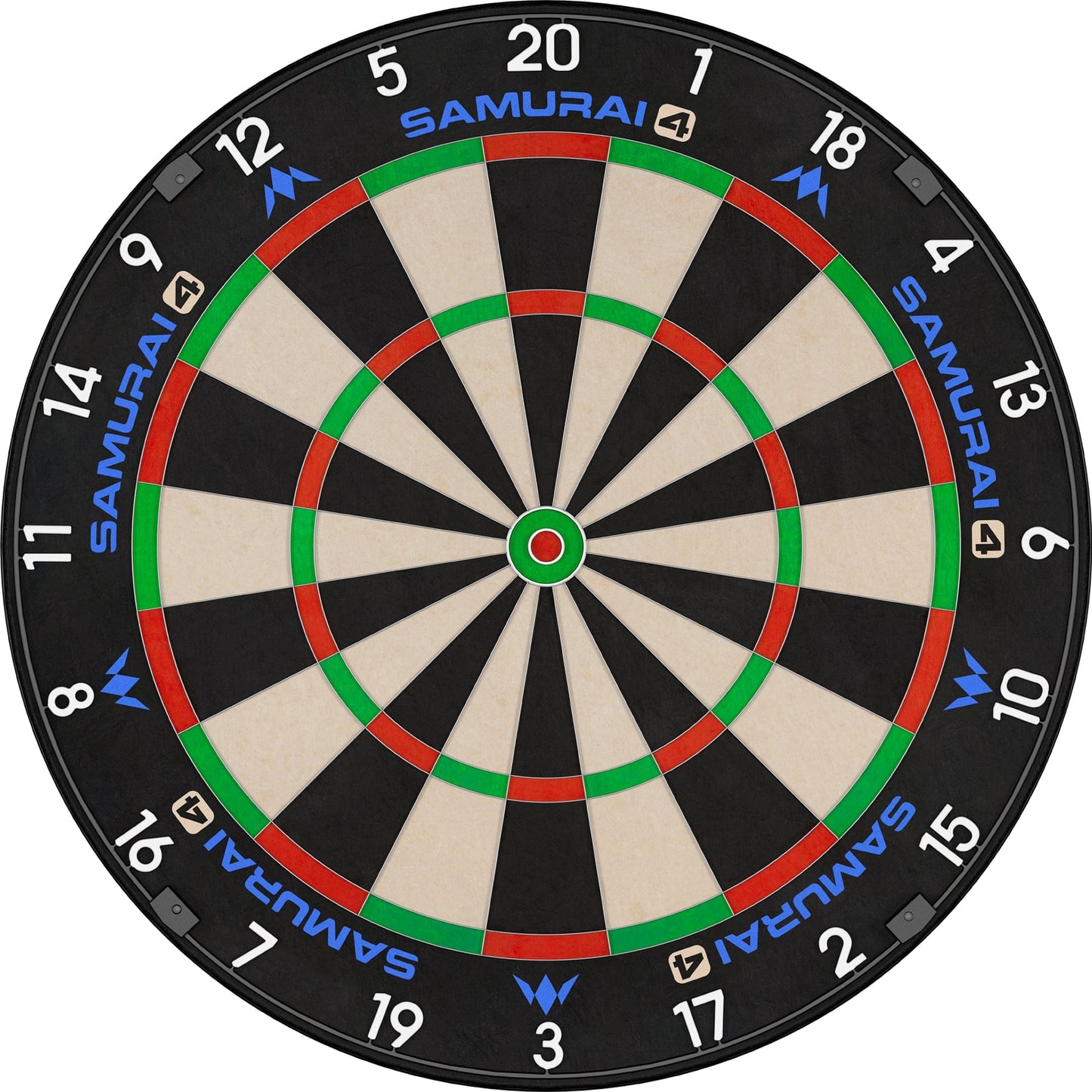 Mission Samurai 4 Dartboard - Professional - Knife Wire - White Spider