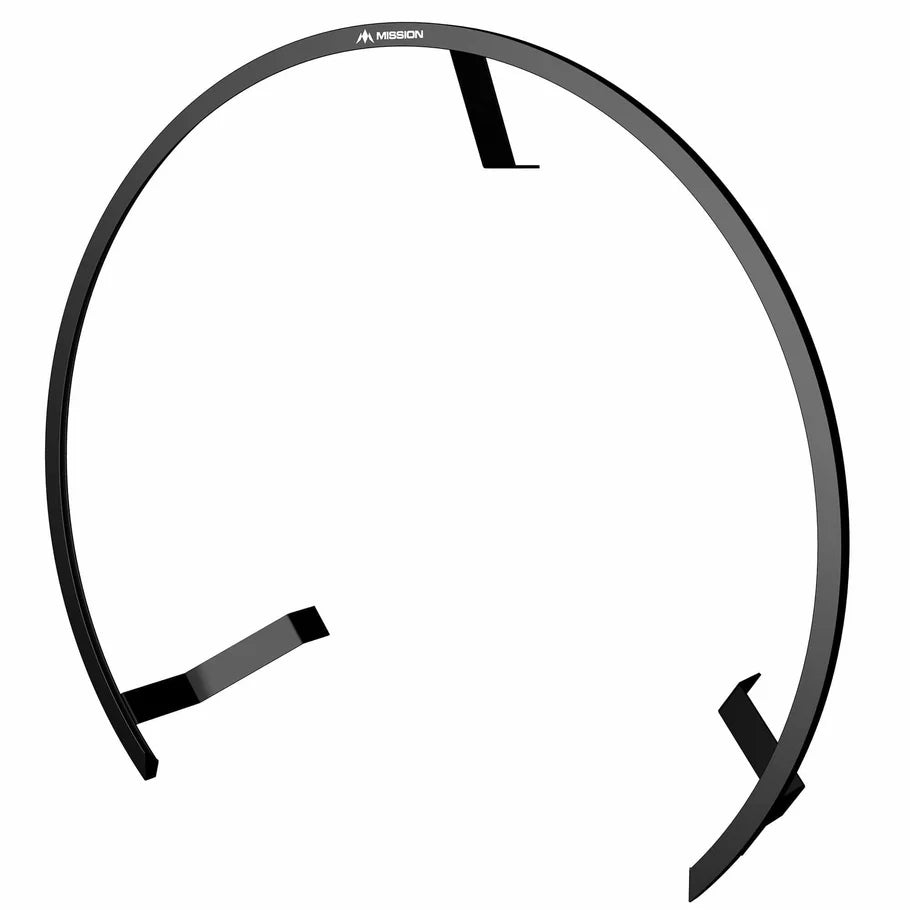 Mission Torus 270 Dartboard Lighting, Bright Light, Black Ring