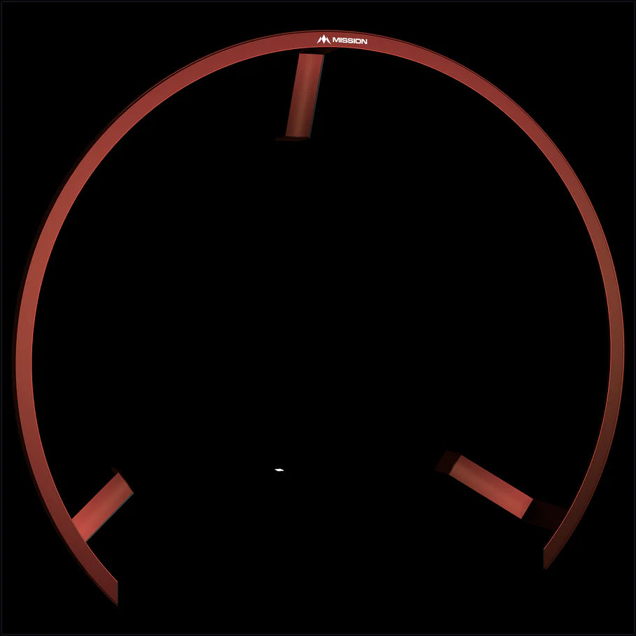 Mission Torus 270 Dartboard Lighting, Bright Light, Red Ring