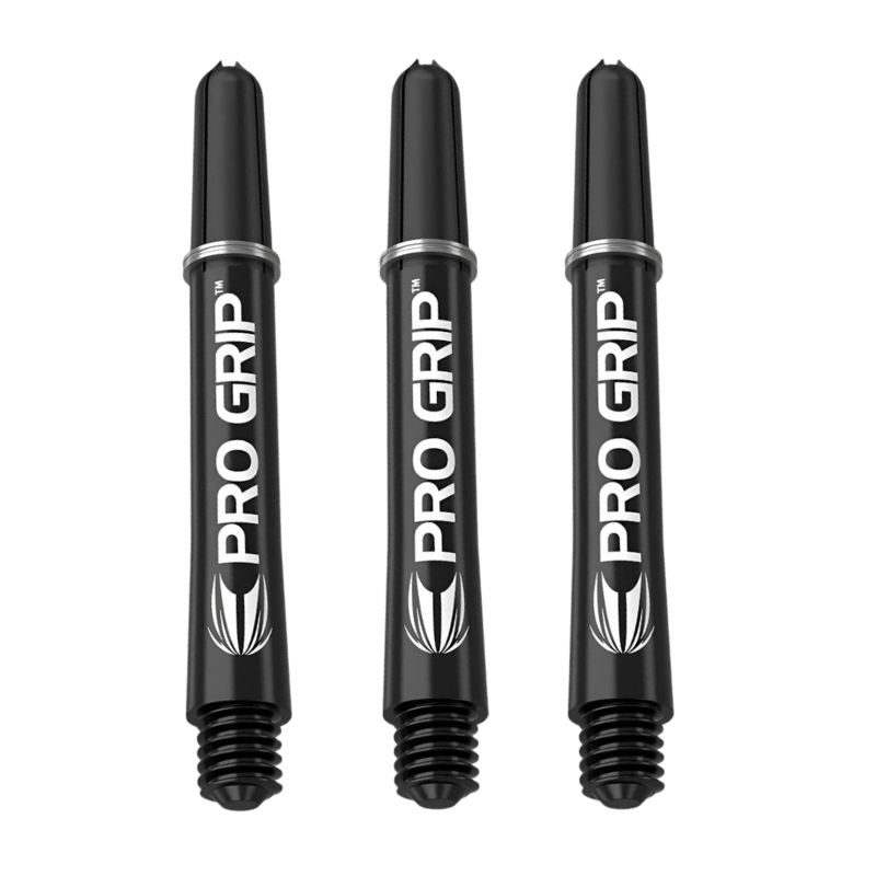Target Pro Grip Dart Shafts, Black, Intermediate Length
