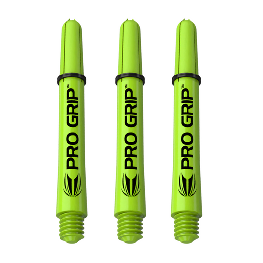 Target Pro Grip Dart Shafts, Green, Intermediate Length
