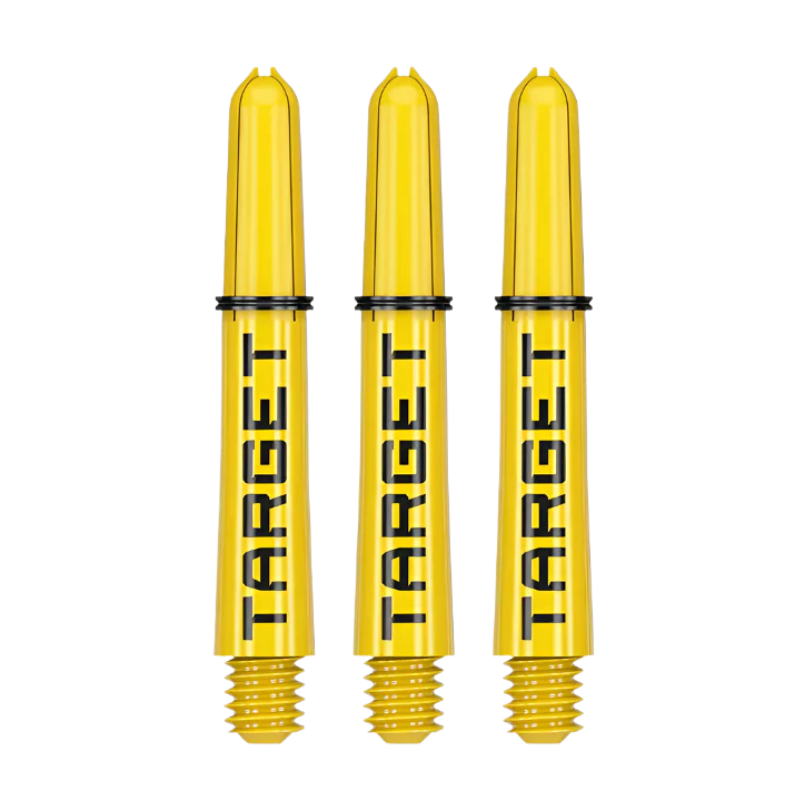 Target Pro Grip Tag Dart Shafts, Yellow, Short  Length
