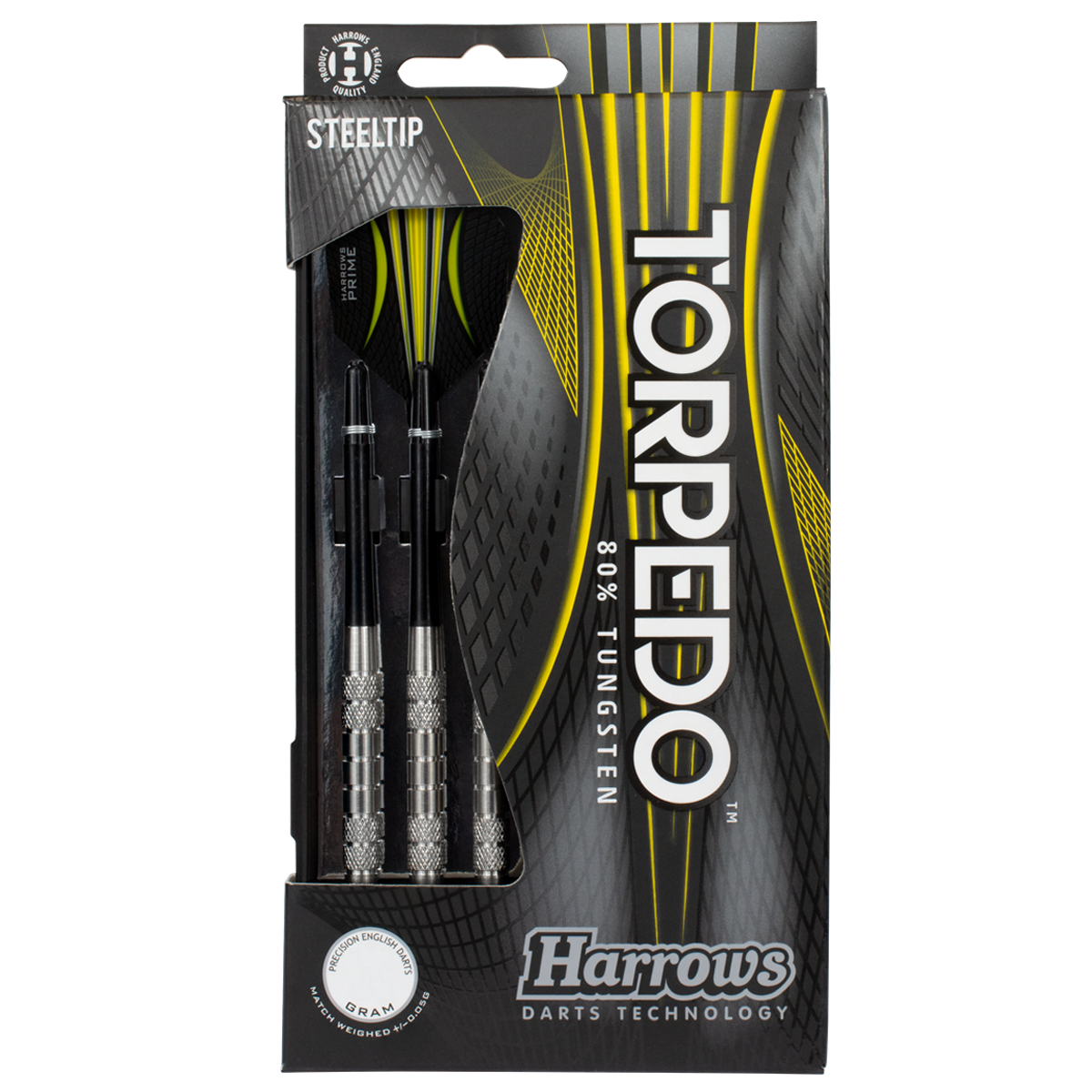 Harrows Torpedo K2 Barrel 80% Tungsten Steel Tip Darts