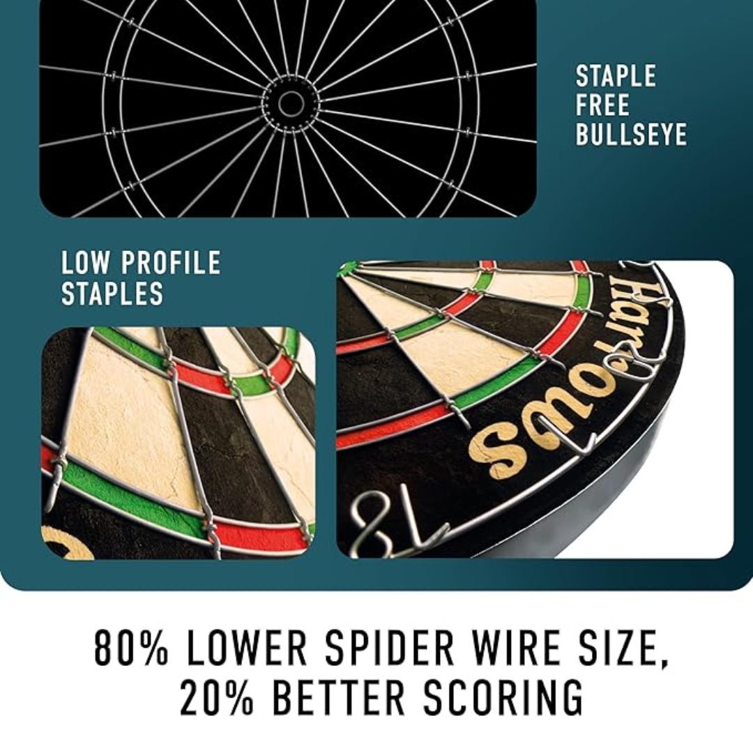 Harrows Pro's Choice Dartboard & Cabinet Set